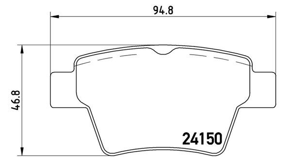 MAGNETI MARELLI stabdžių trinkelių rinkinys, diskinis stabdys 363700461080